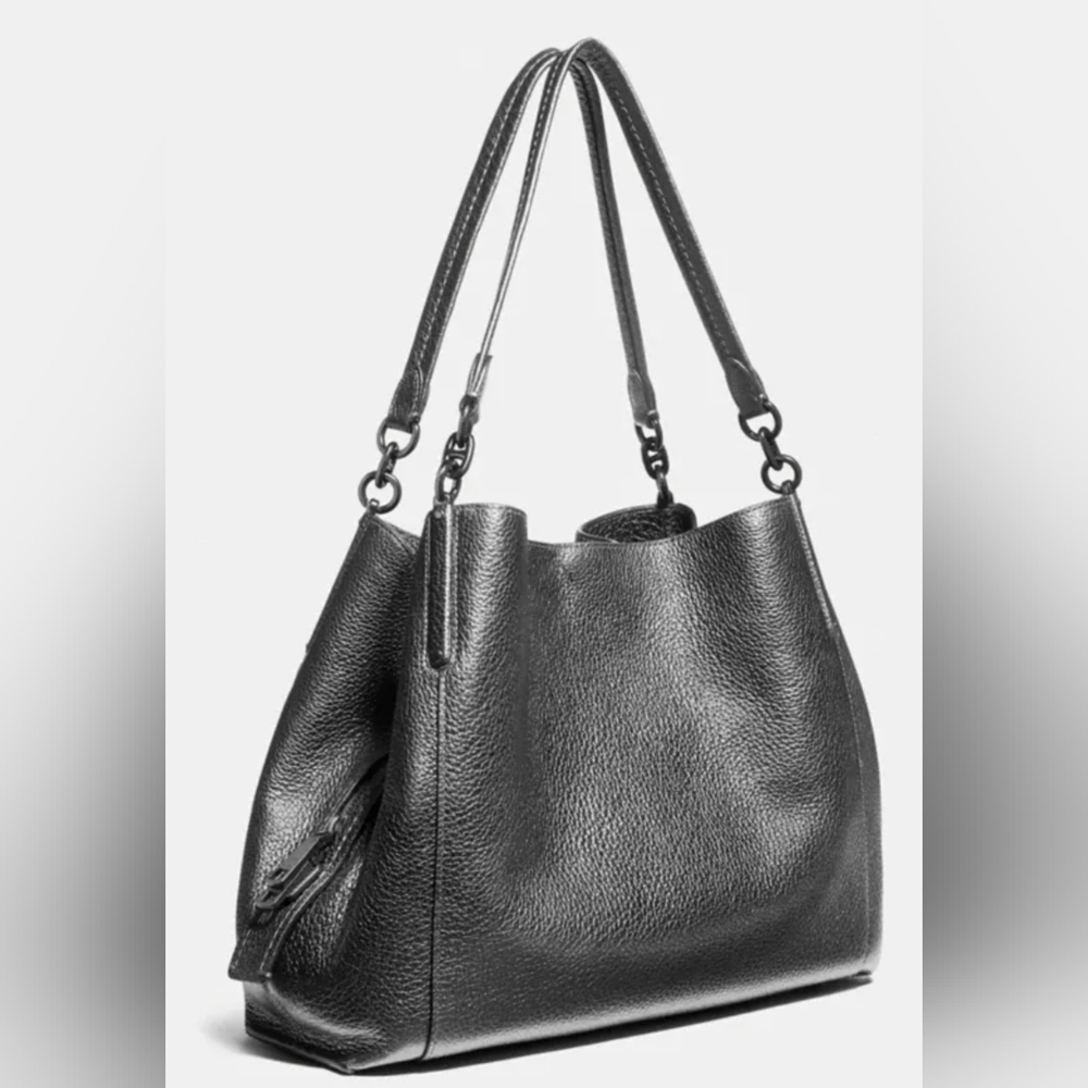 Coach Black Leather Satchel